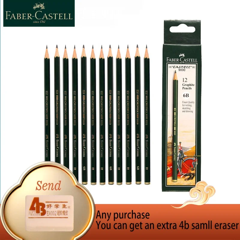 

Faber Castell 9000 sketching pencils 12/16pcs Faber Castell Art Graphite Pencils For Writing Shading Sketch Black Lead Design