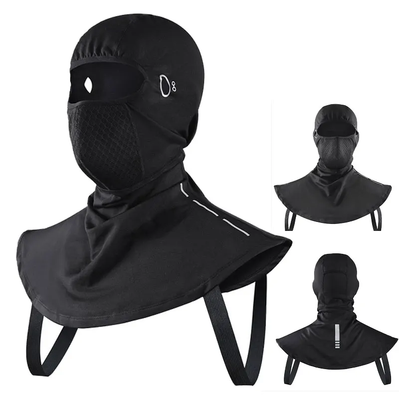 WinterBalaclavaUnisexFaceCoverColdWeatherWindproofSkiMasksElasticFabricHoodSnow