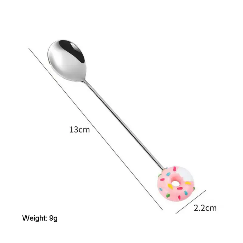 430 Stainless Cake Spoon Functional And Practical Stainless Steel Fashion Steel Ice Cream Cake Scoop Spoon Fork Gift stainless steel spoon