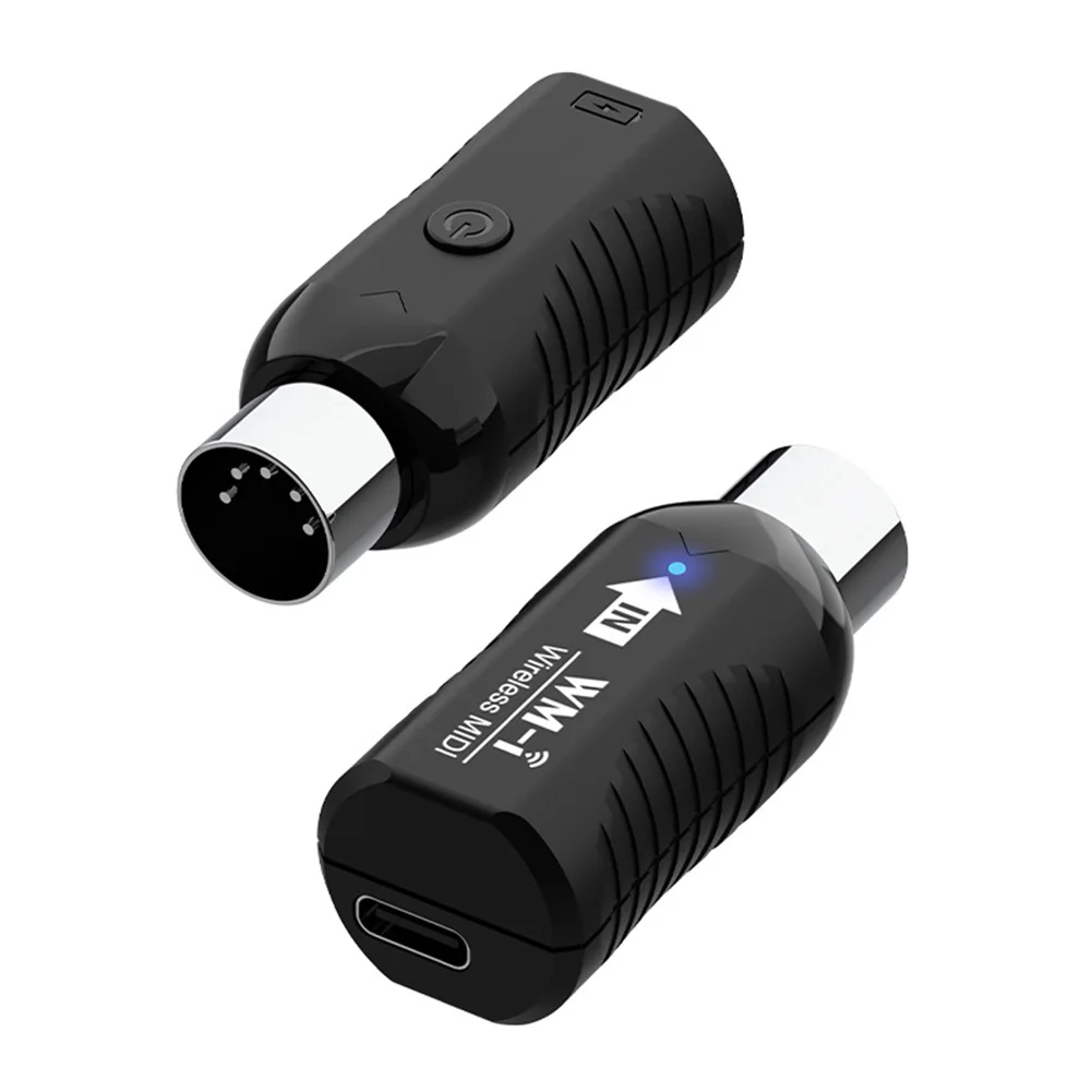Mini Wireless Transmission MIDI System Plug and Play Support MIDI Wireless Guitar System Ultra Low Latency for Electric Guitar