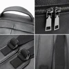 WESTAL Genuine Leather School Backpack for Students mochila Laptop Bag for 15.6'' Black Large Men Backpack for Travel  332 2