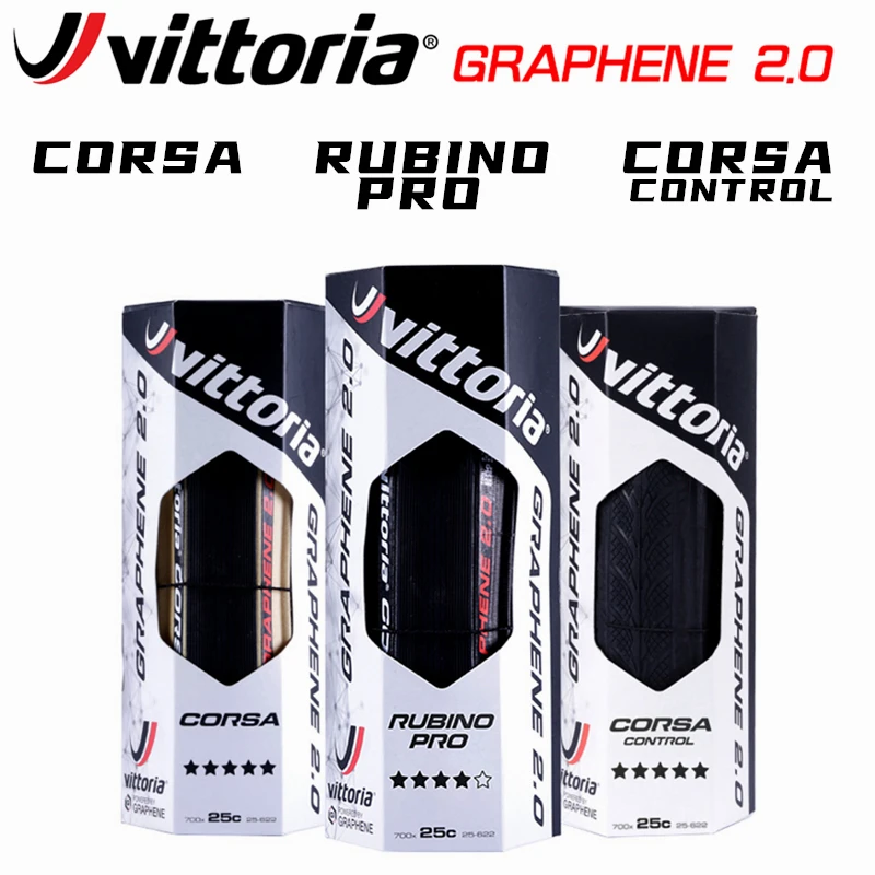 Pneumatico Originale Vittoria Corsa Control Rubino Pro Corsa Road Bike 23C 25C 28C Graphene2.0 Pneumatico Da Corsa Pieghevole Tubeless