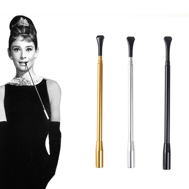 Porte-Cigarette télescopique en métal pour femmes, Style Vintage des années  20, robe fantaisie à clapet, accessoires de spectacle Photo - AliExpress