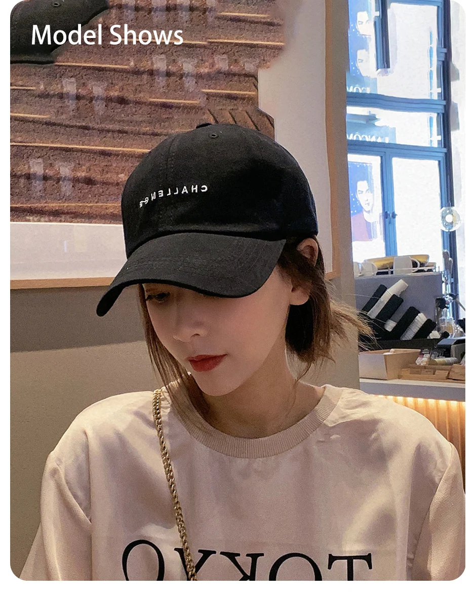 Bestickte Baseball kappe für Frauen Frühling Sommer Outdoor-Sonnencreme Unisex Snapback Hut Sport Casual Herren Hip Hop Hut – Detail 12