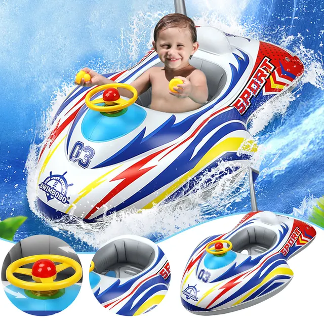 Iatable Float Seat Baby Swimming Circle Car Shape Toddler Swimming Ring Kid Child Swim Ring Accessories Water Fun Pool Toys 5