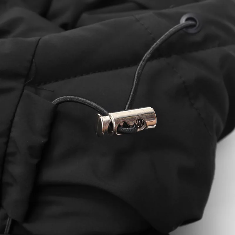 2025 Winter-Daunenjacke für Mädchen mit Kapuze, winddicht, verdickt, warm, Teenager-Mädchen, lange Daunenjacke, Mantel, 5–14 Jahre, Kinder-Parkas, Oberbekleidung – Detail 9