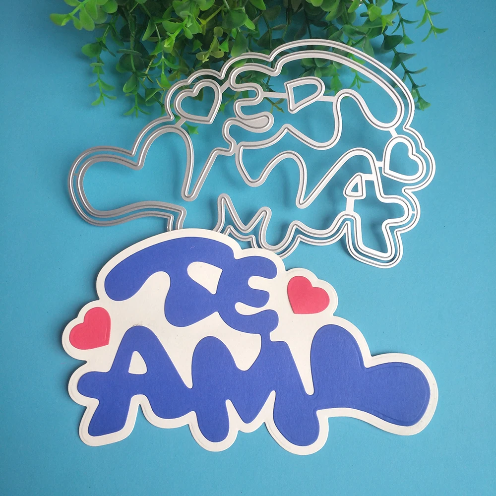 

New Beautiful Spanish TE AM cutting diess for DIY scrapbooking, card making, photo album and photo frame decoration, handicrafts