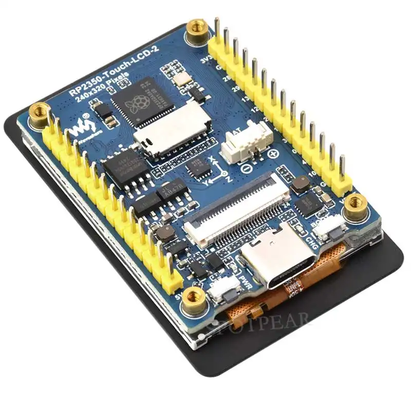 Raspberry Pi Pico 2 RP2350 2 inch LCD Capacitive TouchScreen Development Board 240x320 Display QMI8658 6-Axis/OV5640 Camera/SD image 2