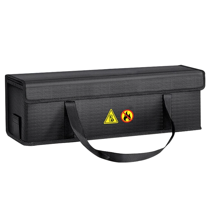 Sac ignifuge pour batterie drone - Protection feu et eau, charge facile