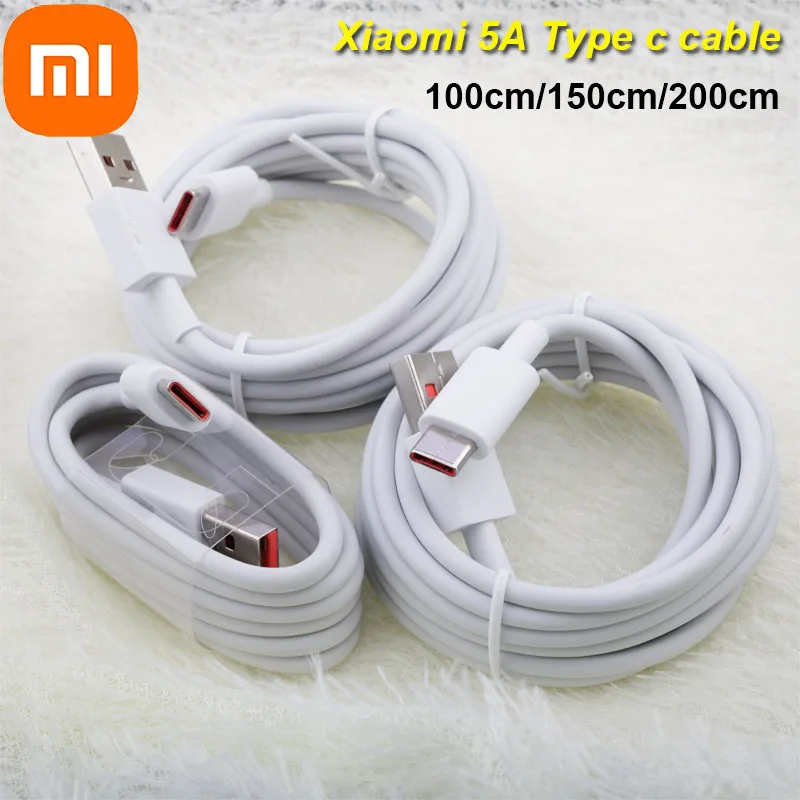 33w charger xiaomi eu Turbo Charge Original type C cable For Xiaomi redmi note 9 pro POCO X3 nfc Mi 10 9 9t pro note 10 10X LITE baseus 65w