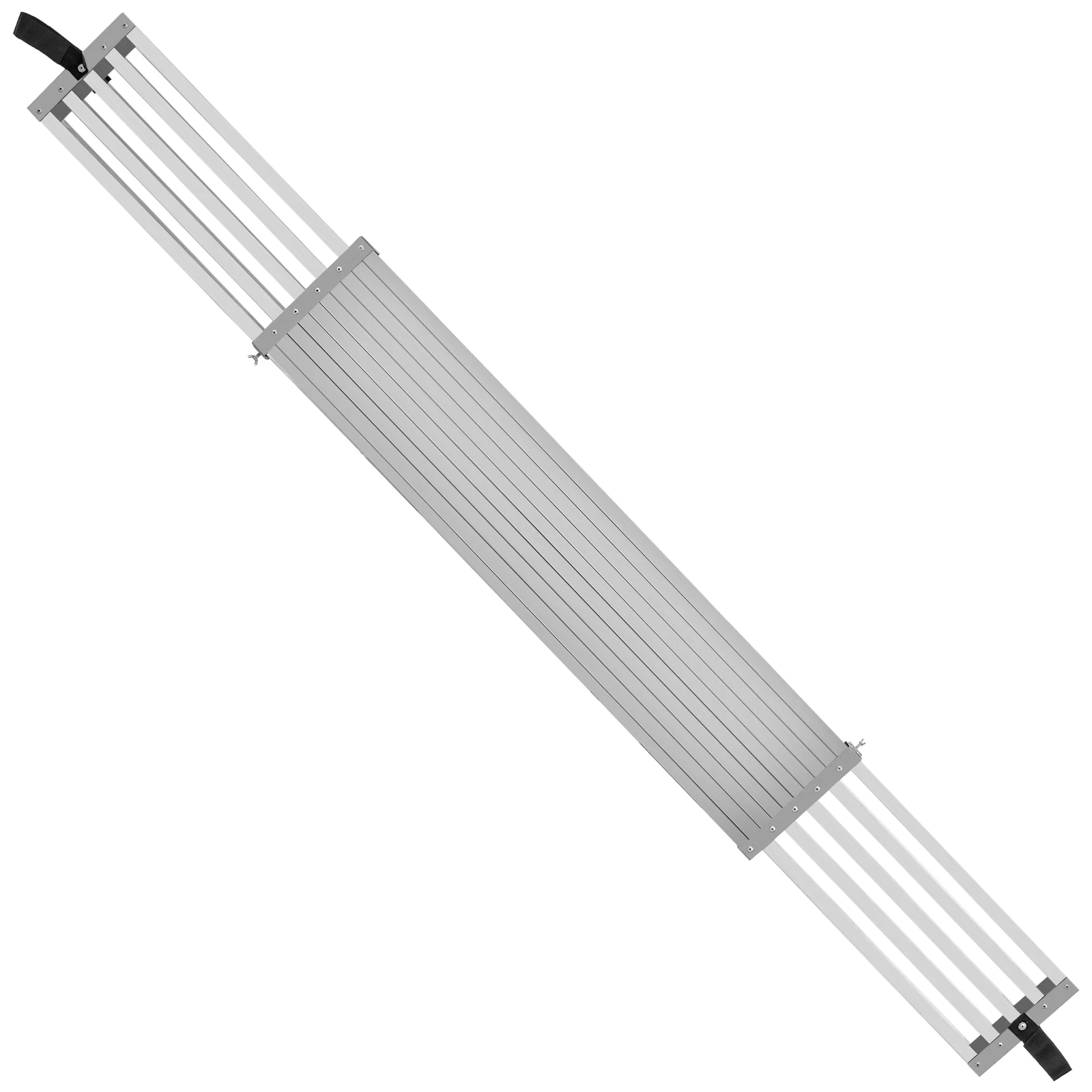 SucceBuy Planche de travail télescopique en aluminium 6-9 pieds 500 lb Capacité 12,5 pouces de largeur Planche d'échafaudage en aluminium Extension Planche de cerf