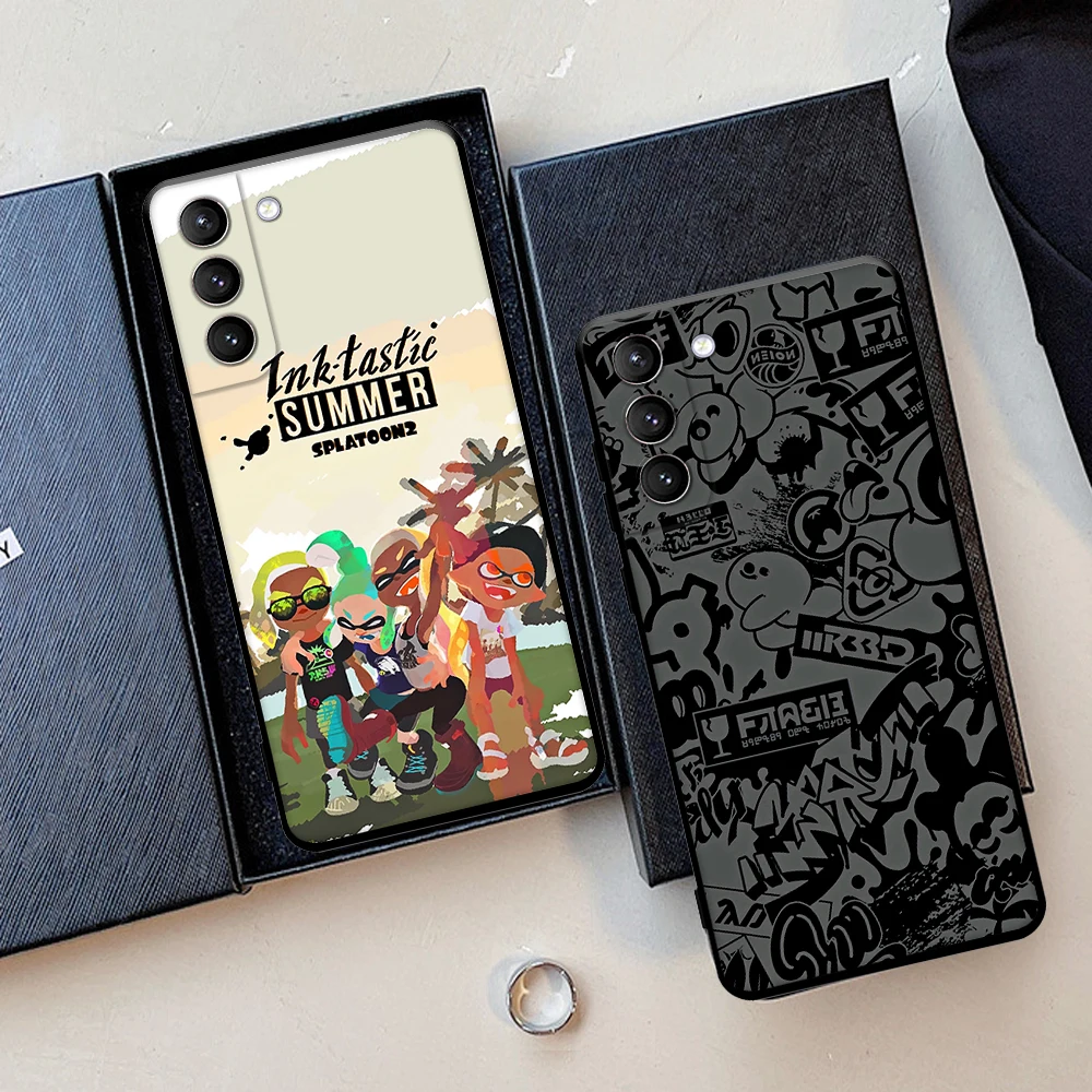 Pearl Switch Splatoon 2 Custodia Per Telefono Per Samsung S22 S21 S20 Ultra Pro Plus S10 S9 S8 Note 20 10 9 Cover Paraurti Ultra Per Telefono