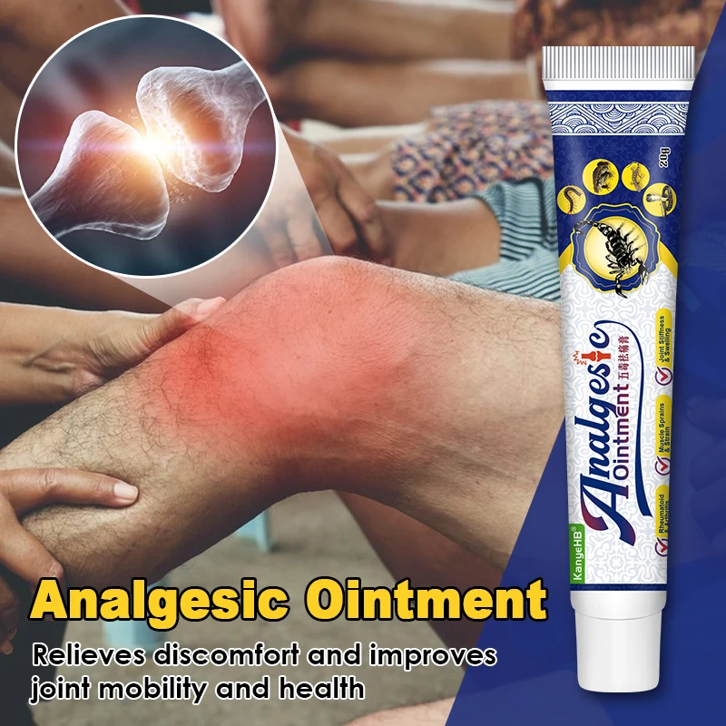1pcs Pain Relief Cream Scorpion Joint Cream Knee Effusion Back Pain Ointment Osteoarthritis Muscle Stiff Sciatica Plaster A1528