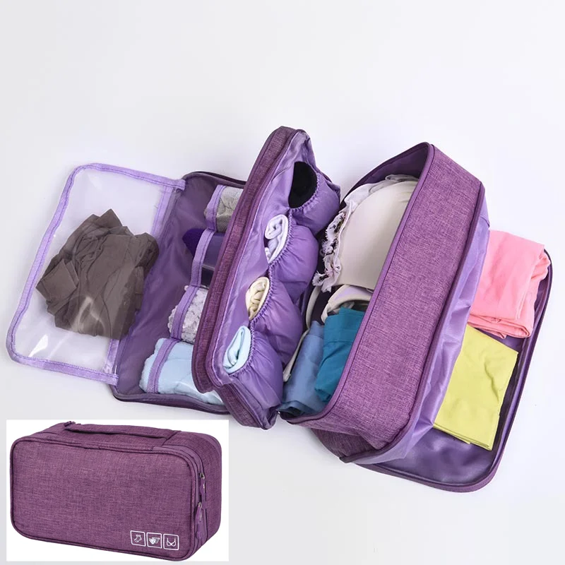 

Ladies Underwear Travel Bag Suitcase Organizer Cosmetic Bag Luggage Organizer For Lingerie Makeup Organizer Bags Oxford Cloth