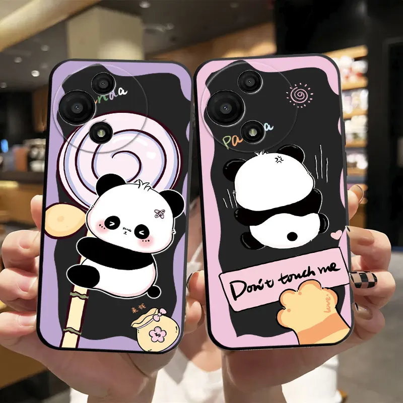 Fashion Cartoon Floral Pattern Soft Silicone Phone Case - Bumper Protective Cover