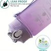 900ml Leakproof Water Bottles with Times To Drink and Straw Motivational Drinking Sports Water Bottle for Fitnes Gym Outdoor 5