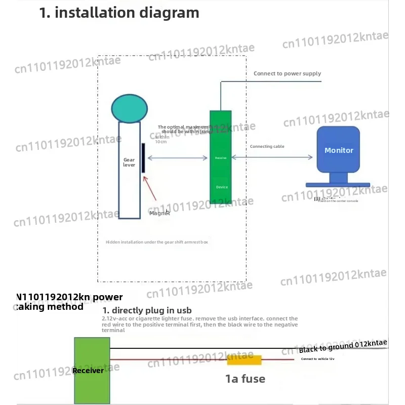 Indicatore Universale di Marcia per Auto da Corsa con Sensore - Luce LED Digitale Impermeabile per Cambio Marcia - Image 4