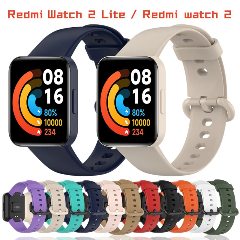 Correa Tpu Para Xiaomi Mi Watch Lite & Redmi Teal Blue White