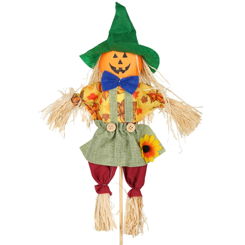 Fall Harvest Scarecrow Decor for Garden Yard Porch