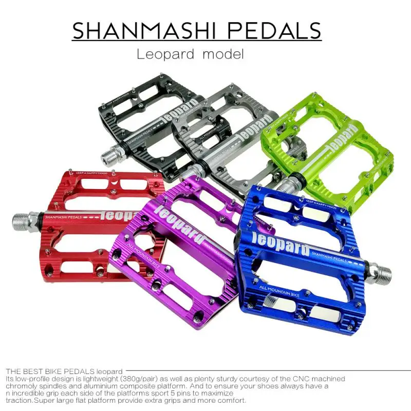 

3 Bearings Wide Pedals Ultralight Anti-slip CNC BMX MTB Road Bike Pedal Cycling Sealed Bearing Bike Pedals