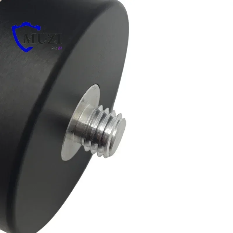 Black Fixed Type Three-Jaw Tribrach Adapter with 5/8"x11 Mount Rotate Screw for GPS Prisms Surveying Adaptor for Top Leica