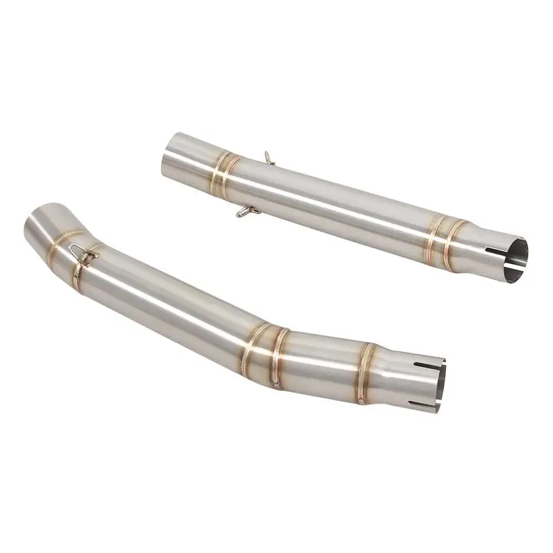 Exhaust Mid Pipe For Suzuki Hayabusa GSXR1300 08-17 Motorcycle Escape Muffler Stainless Steel Connect Section Link Pipe Slip On - Image 3