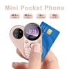 SERVO i15 Mini Circular Mobile Phone 1.39"Round Screen Magic Voice Speed Dial Blacklist Flashlight Oval Little Cellphone Type-C 5