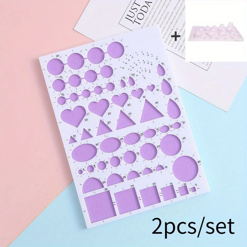 2pcs/set Paper Quilling Tools Templates Rolling Tools
