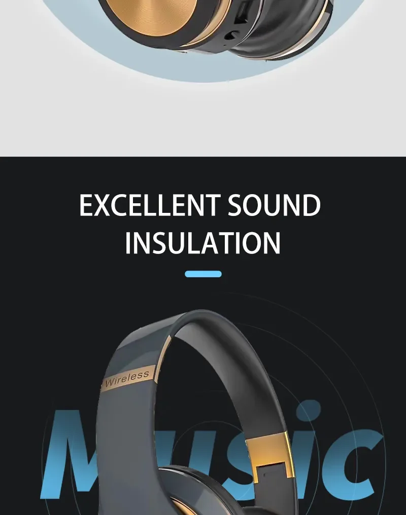 Kabellose Bluetooth-kopfhörer Mit Mikrofon Und Geräuschunterdrückung_voghion.com