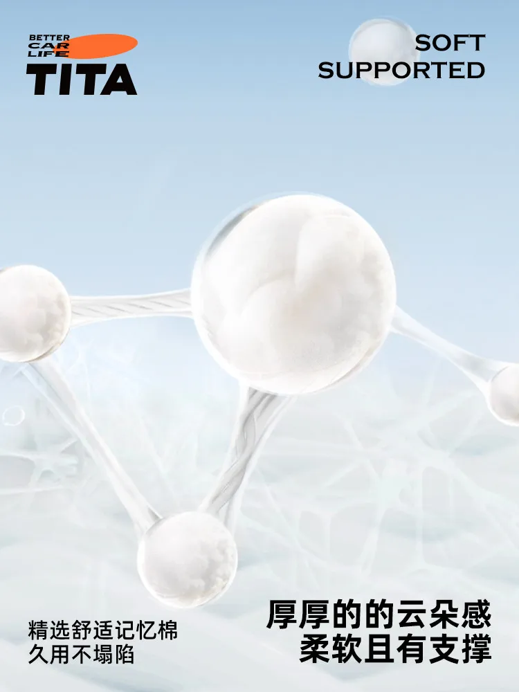 테슬라 모델 3 하이랜드 모델 Y 주니퍼용 TITA 목베개, 양방향 조절 가능 차량 헤드레스트, 차종별 요추 지지대
