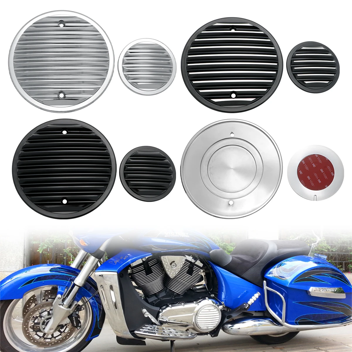 '03-'17 Motorcycle 4 Colors Engine Stator Cover ​Protector For All VICTORY Models 2003 - 2017 With Freedom V-Twin Engine