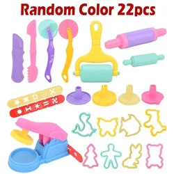 3D Creative Plasticine Modeling Clay Play Set (22pcs Set)