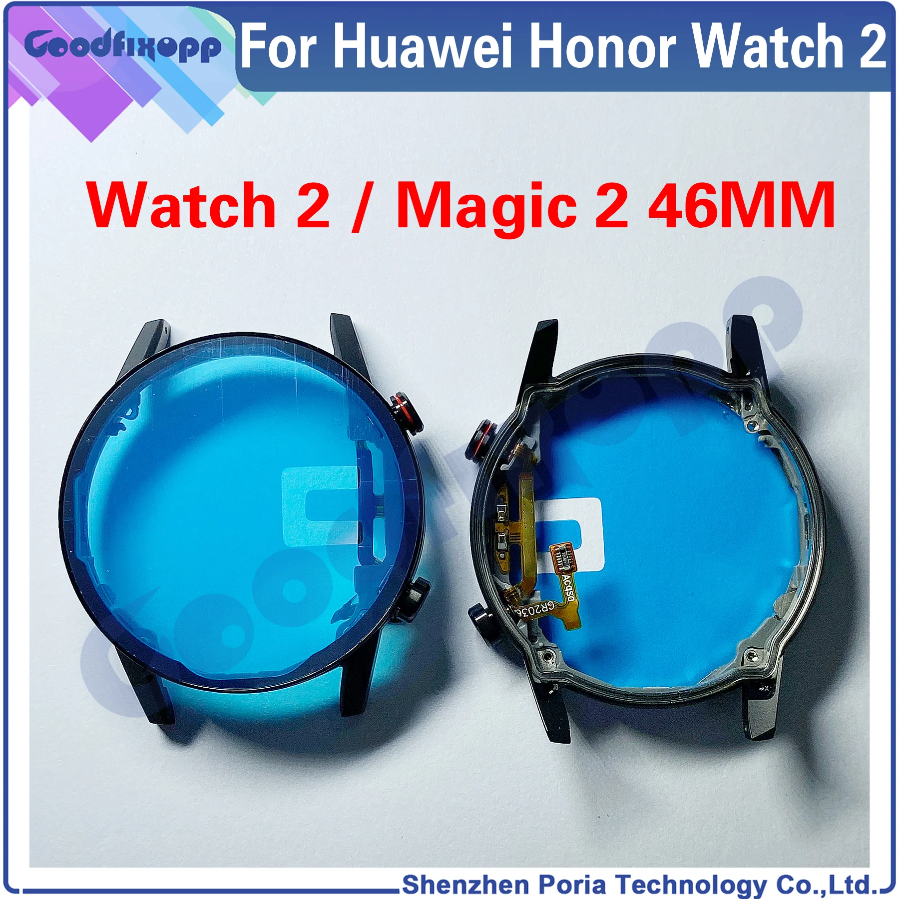 

For Huawei Honor MagicWatch 2 HEB-B19 MNS-B19 Magic2 46MM Watch Middle Frame Plate Housing Board LCD Support Mid Faceplate Bezel