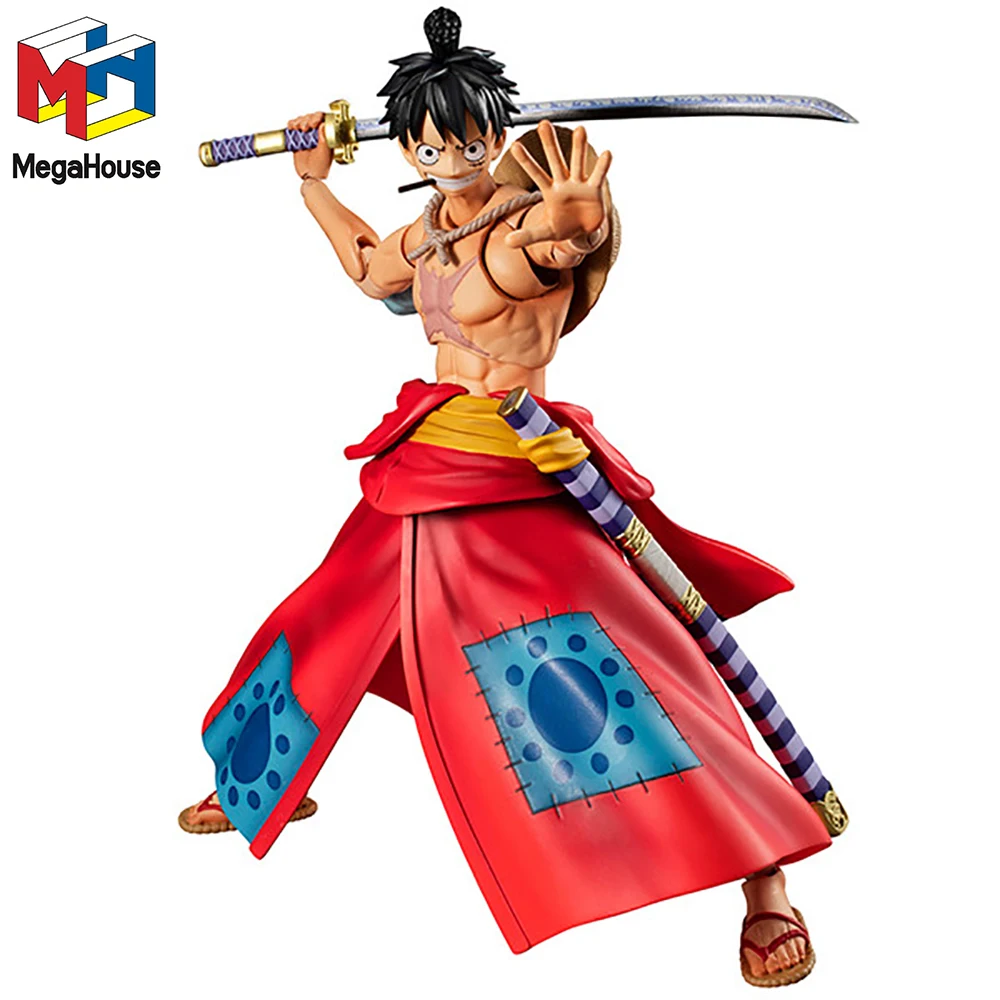 Megahouse One Piece Monkey D Rufy Luffytarou Variable Action Heroes Anime Figure Giocattoli Modello Da Collezione