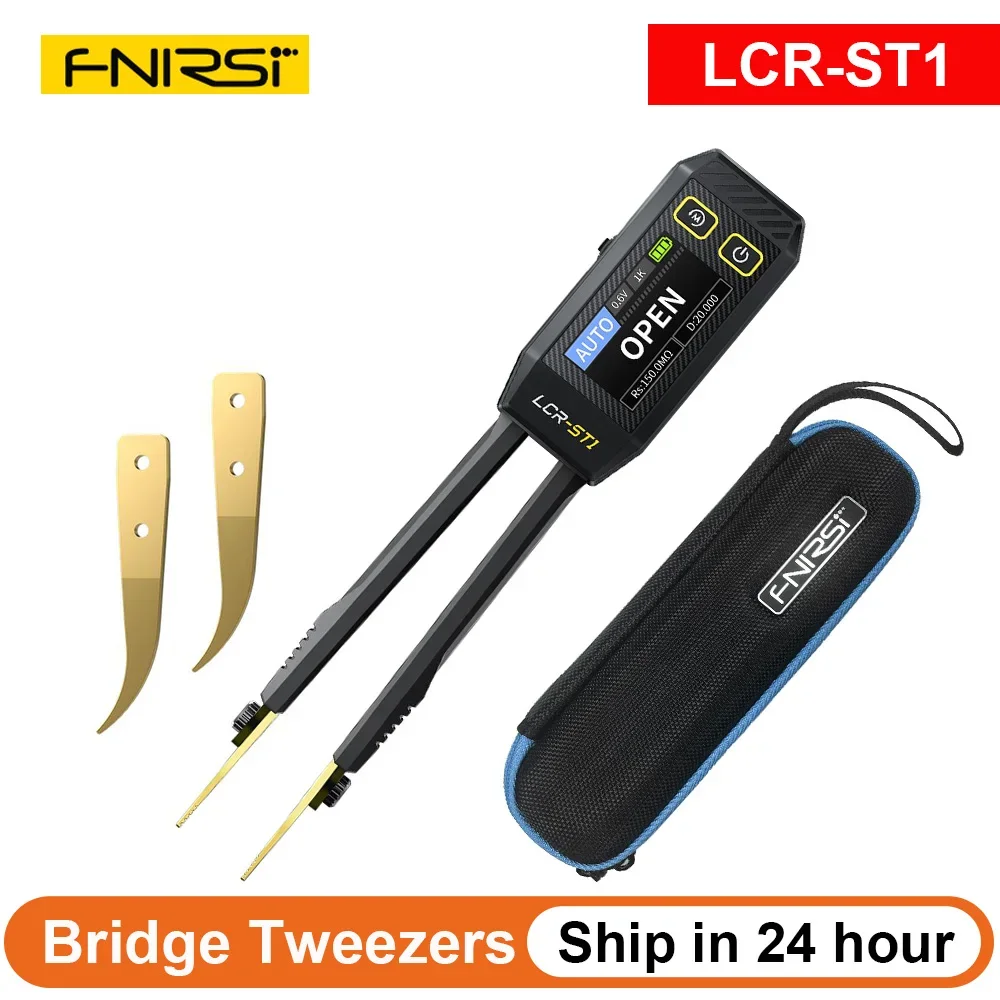 Sarini Mini-Digital-Pinzette Brücke LCR-ST1 Widerstand Induktivität Kondensator Komponente Test Patch Clip Multimeter Messwerkzeuge