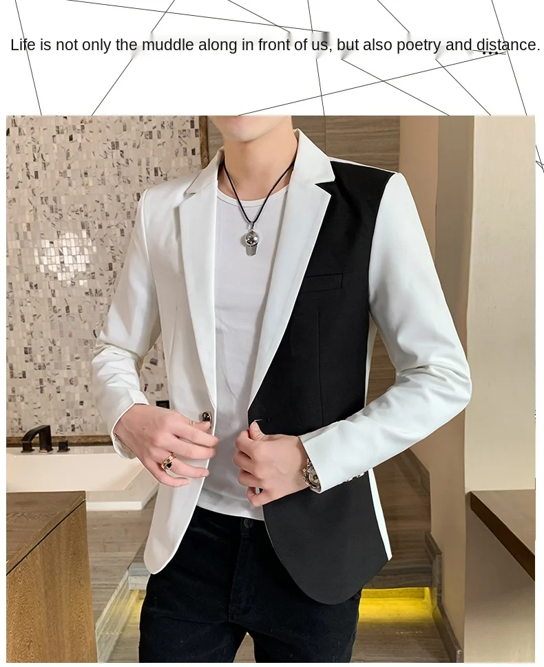 men's blazers Men's Suit Jacket Spring New Hot Korean Youth Trend Fashion Casual Streetwear High-quality Slim-fit Blazers Men's Brand Clothing men blazer