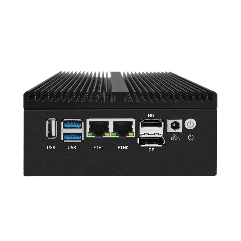 Factory Micro Firewall Appliance Intel N100 Quad Core Fanless Mini PC 2x10G SFP+ 2xi226-V 2.5G Network Gateway Soft Router PC 5