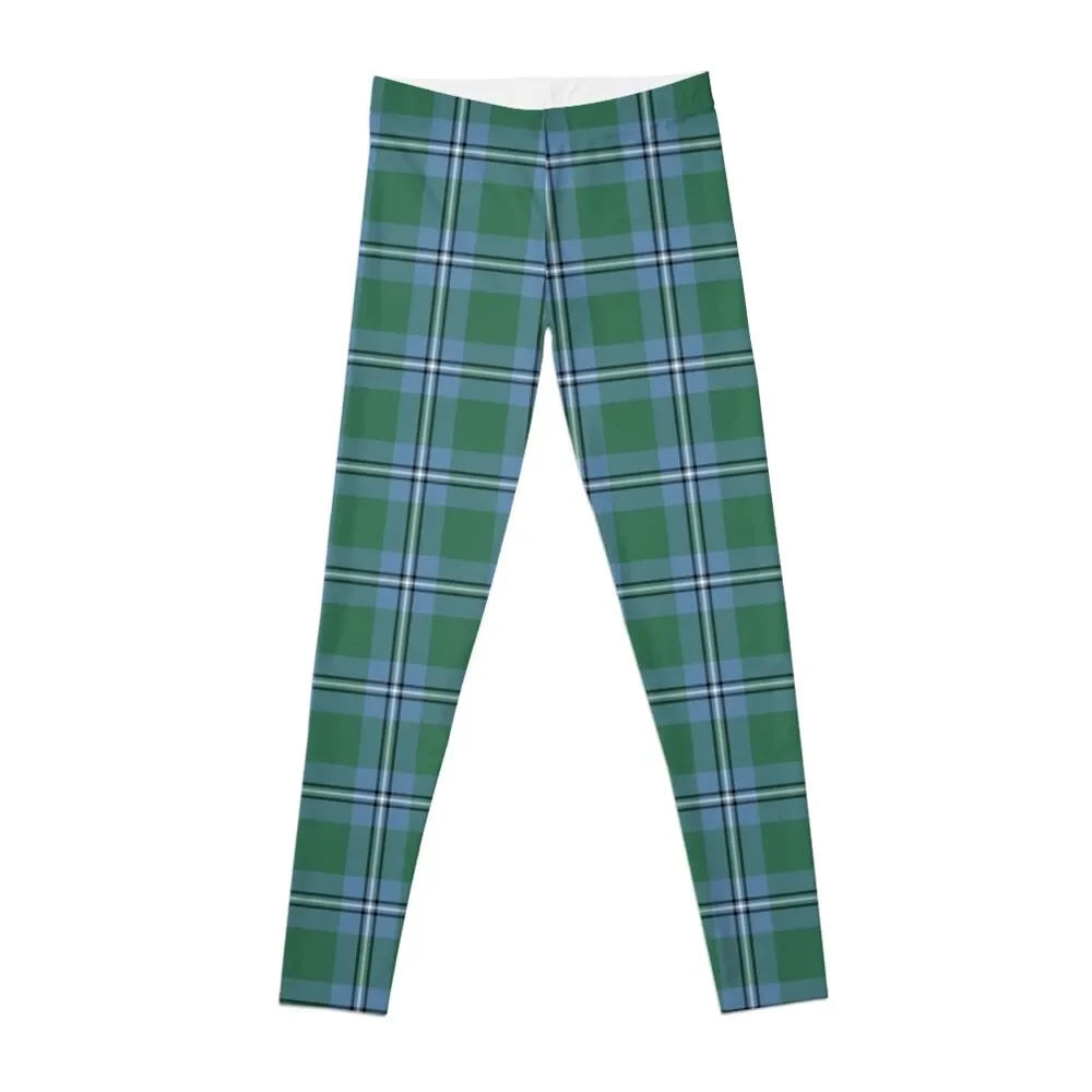 

Clan Irvine Tartan Leggings sports for gym workout clothes for Sports pants for Womens Leggings