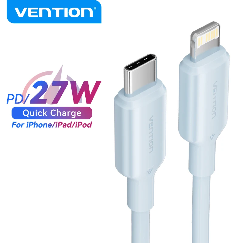 Vention USB C Cable For iPhone 15 14 13 12 11 Pro Max Xs iPad