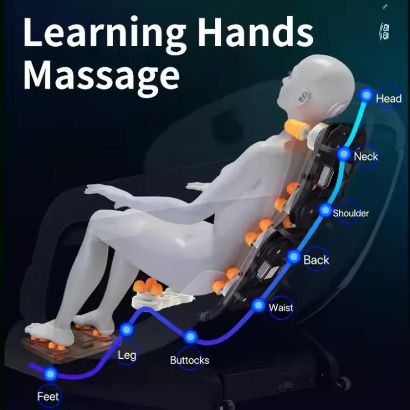 M9-5 Electric Heating Kneading Zero Gravity Recliner Massage Chair Luxury Home Office Furniture