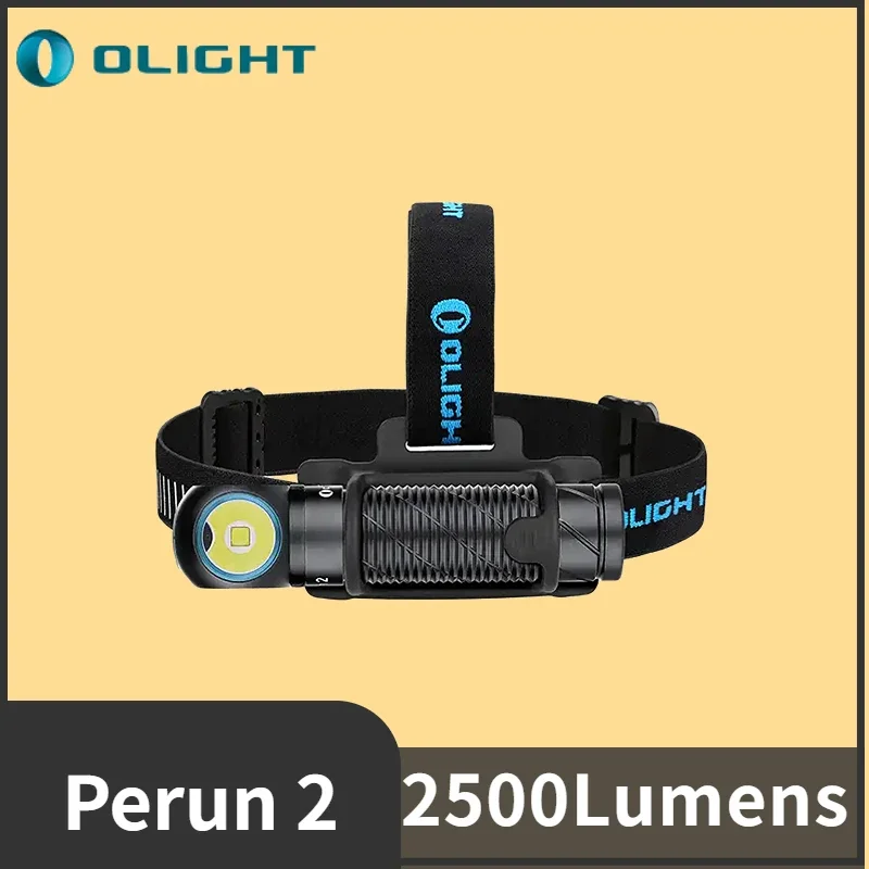 

Olight Perun 2 Right-angle Headlamp 2500Lumens MCC3 Magnetic Rechargeable Flashlight