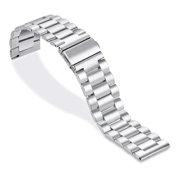 Premium 22mm Metal Smartwatch Replacement Band Strap - Vivoactive 4 (Silver)