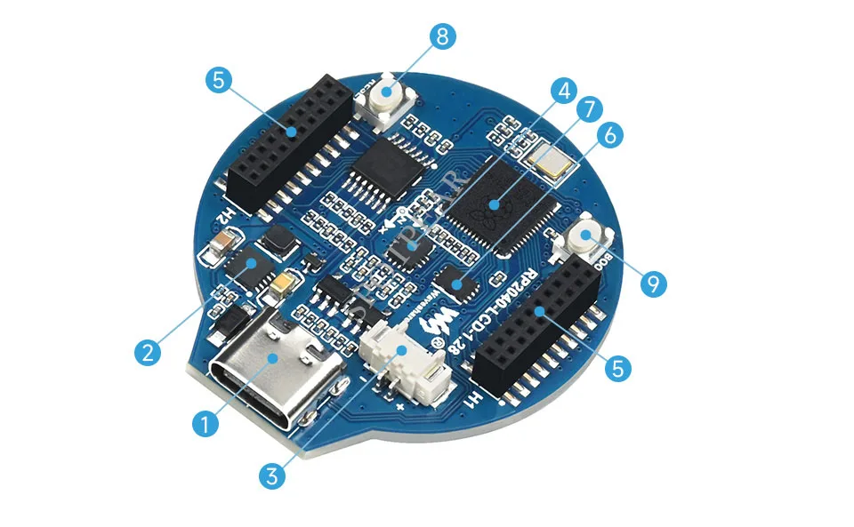 Raspberry Pi PICO RP2040 desenvolvimento bordo a