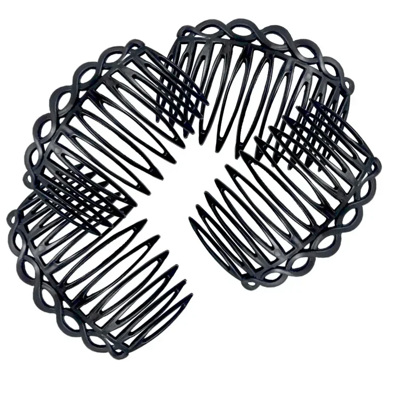 4 Colors French Hair Comb Straight Clips Claw for Women Vintage Weaving Hairpins for Bridal Wedding Hair Accesssories Barrettes