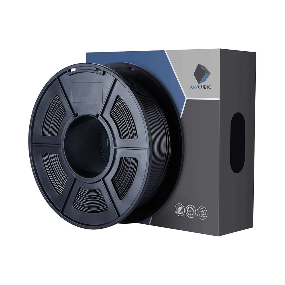 PLA 3D 프린터 필라멘트, FDM 3D 프린터용 3D 인쇄 재료, 롤 당 2 개, 1.75mm, 1kg