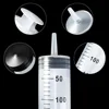 Transparent Large Capacity Syringe Reusable Plastic Pet Feeding Syringe 60/100/200/300/500ML with Scale Measuring Syringe 3