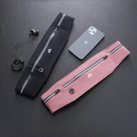 Professional Running Waist Bag Safty Reflective Waterproof Comfortable Fanny Bags Men Women Sport Hidden Pouch Belt Waist Pack 2