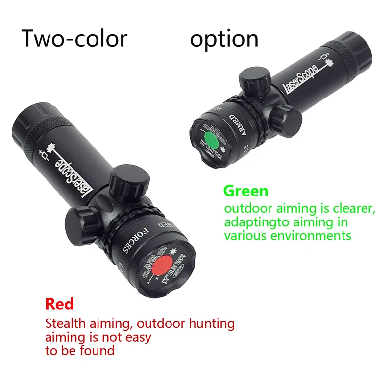 Laser Pointer Laser Pointer Pen Red Laser Can Be Adjusted Up And Down Left Right Infrared Set Sight Calibrator Hand-adjusted Pointer