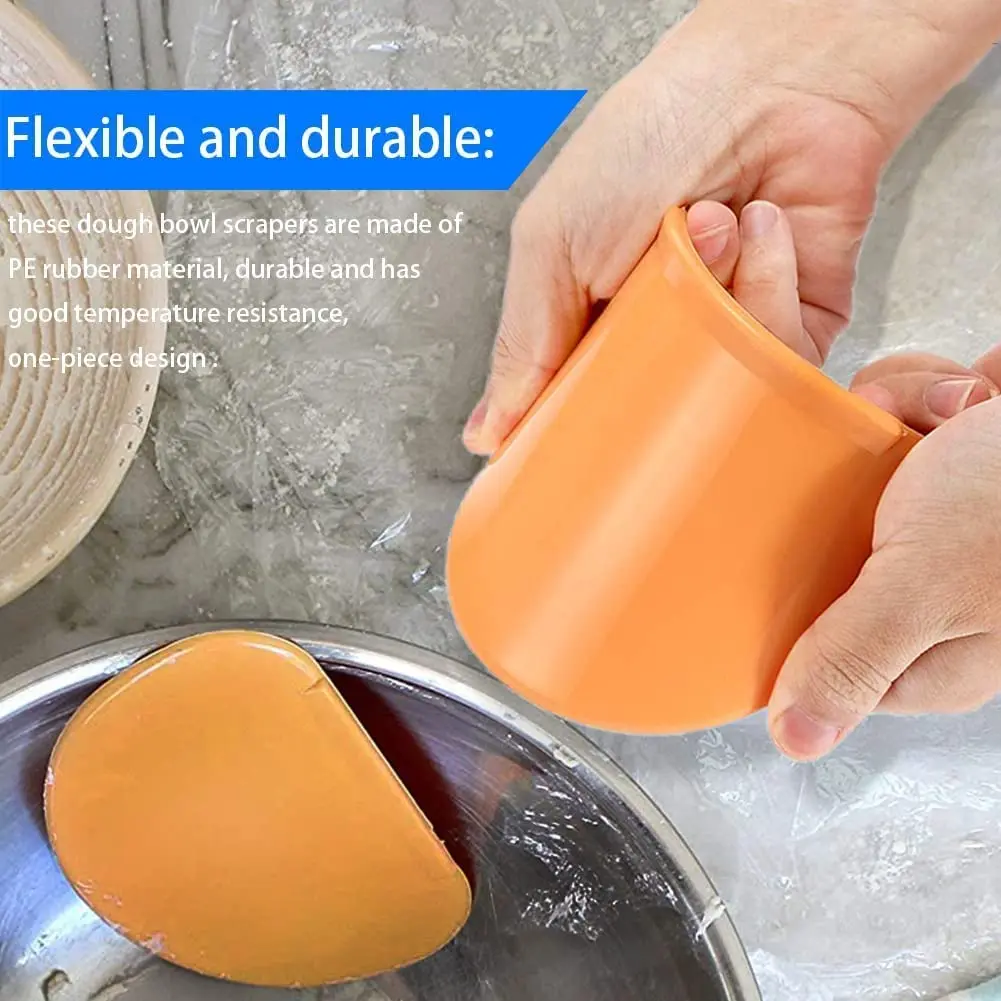 Kitchen Scraper Spatula 1Pcs Dough Cutter Pizza Pastry Cake Decoration Icing Bread Baking Fondant silicone spatula baking tools cake scraper