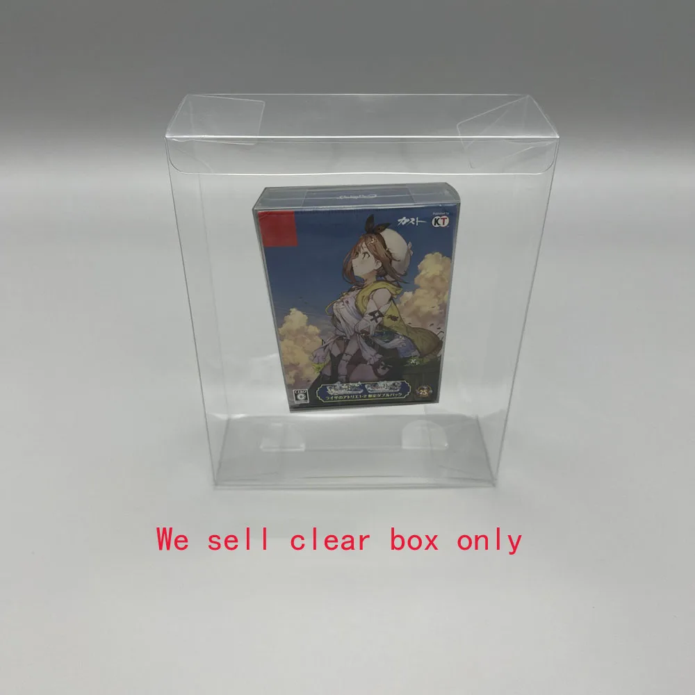 Scatola Di Copertura In Pet Trasparente Per Switch Ns Atelier Ryza 1 2 Versione Giapponese Scatola Di Visualizzazione Colorata Per Giochi